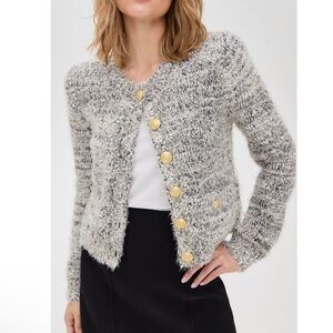 L'Agence Una Knit Cardigan